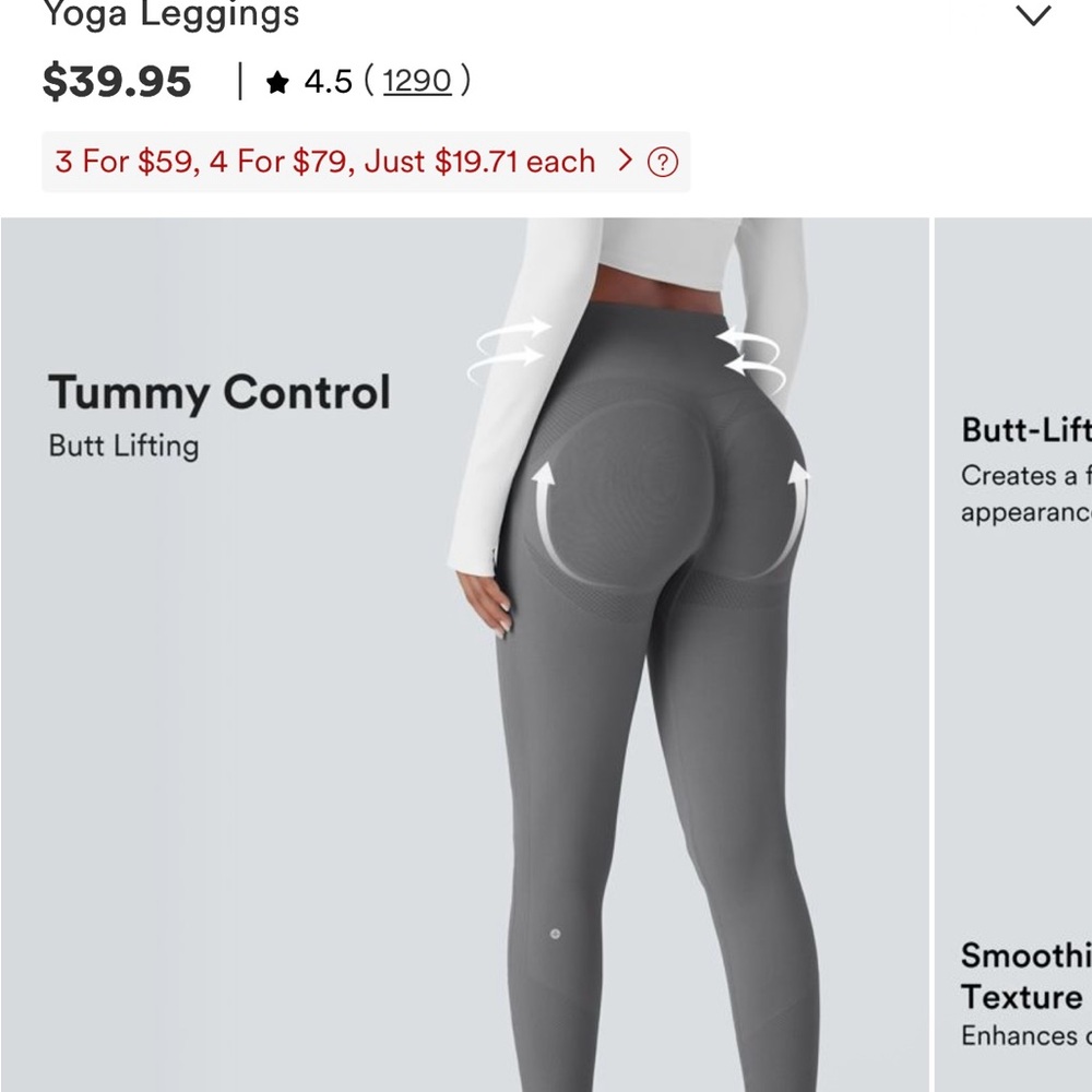 HALARA Ankle Compression Cropped Pants with Tummy Control & Butt Lift